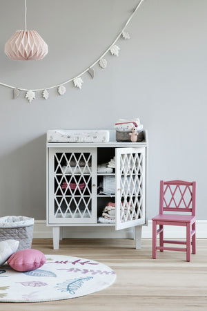 Cam Cam Copenhagen Harlequin Changing Table White Children of