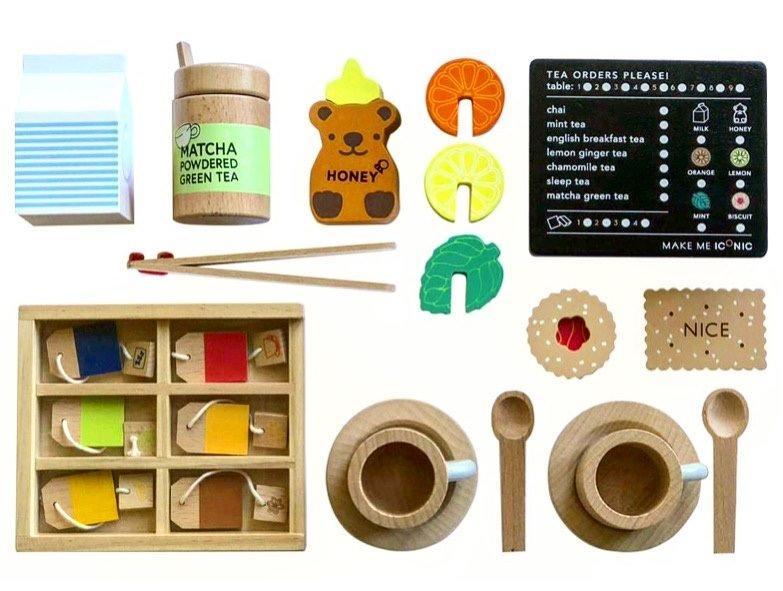 Make Me Iconic - Wooden Tea Set Extension Kit