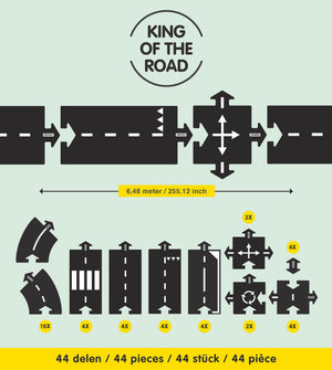 Children_of_the_Wild_Australia Way to Play Rubber Roads - King of the Road 40 Pieces