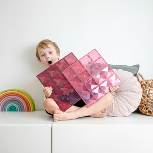 Connetix Tiles Berry and Pink Base Plate 2 Piece Set | 10% OFF SALE | Children of the Wild