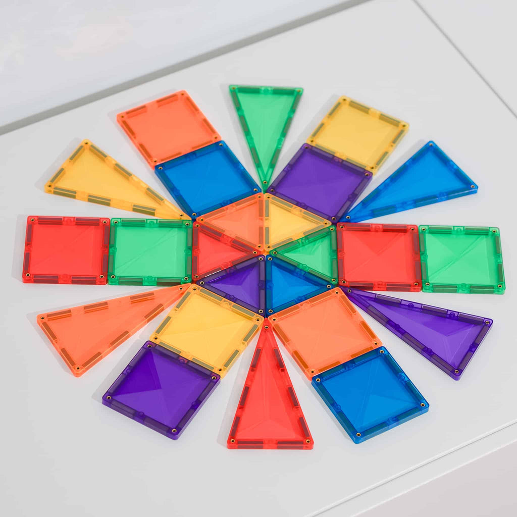 Connetix Tiles 24 Pc Mini Rainbow Set | Children of the Wild