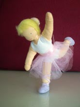 Evi Waldorf Doll Ballerina with Blonde Hair | Children of the Wild