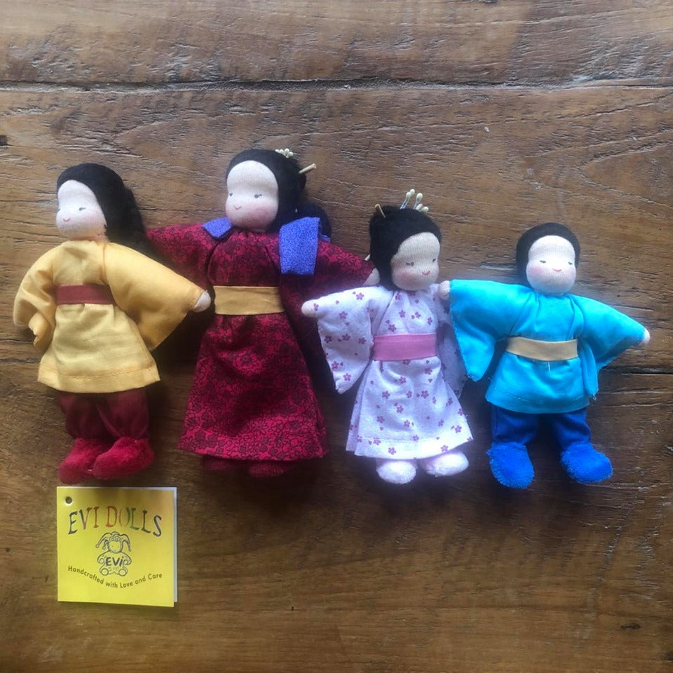 Evi Waldorf Doll Family Japanese | Children of the Wild