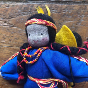 Evi Waldorf Doll Family Native American | Children of the Wild