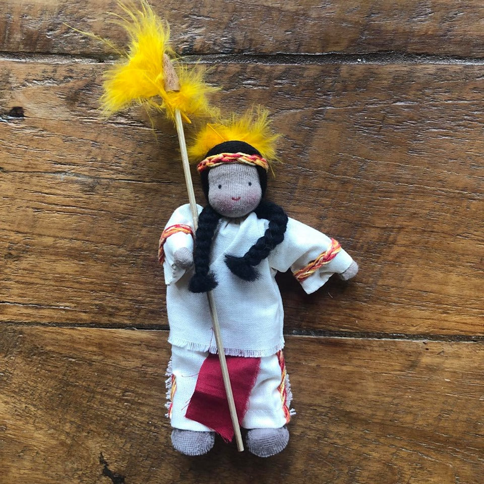 Evi Waldorf Doll Family Native American | Children of the Wild