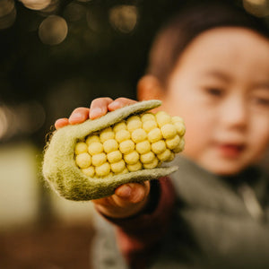 Tara Treasures | Wool Felt Pretend Play Corn | Children of the Wild