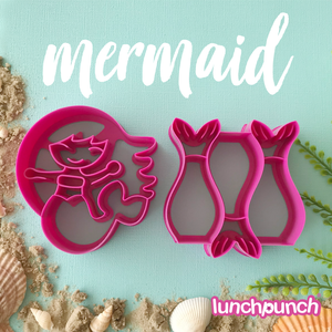 Lunch Punch Sandwich Cutters- Mermaids