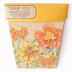 Sow n' Sow Gift of Seeds - Thank You Marigolds | Children of the Wild