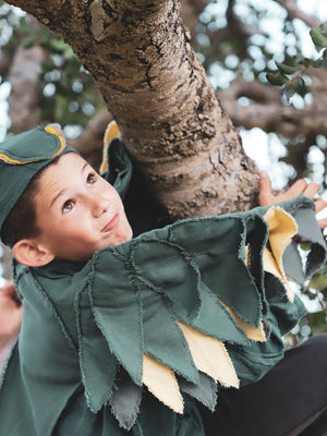 Numero 74 Phoenix Costume with Wings in Teal S022 | Children of the Wild
