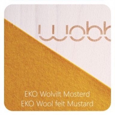 Children_of_the_Wild-Australia Wobbel Original Balance Board - Wool Felt Mustard